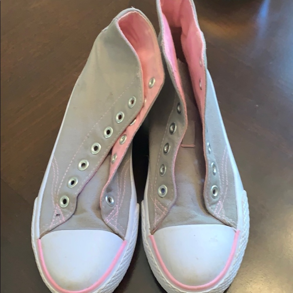 Pink and grey high top sneakers SOLD
